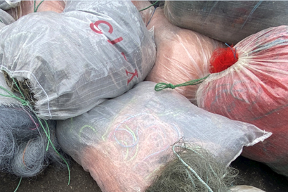 Overseas purse seiners that plan to use recycled fishing nets Taiyo Waab